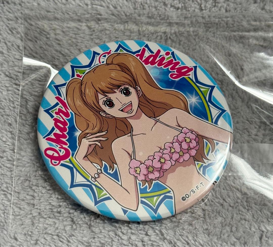 ONE PIECE ハワイアンズ限定ドでか缶バッジコンプセットルフィ他