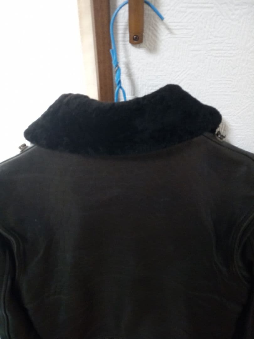 リチウムオム シープスキン ボンバージャケット 46サイズ