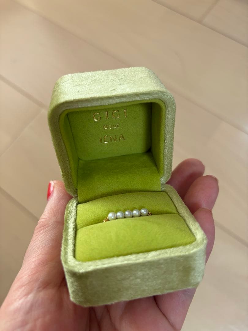 IENA GIGI pour IENA 別注チェーンパールリング