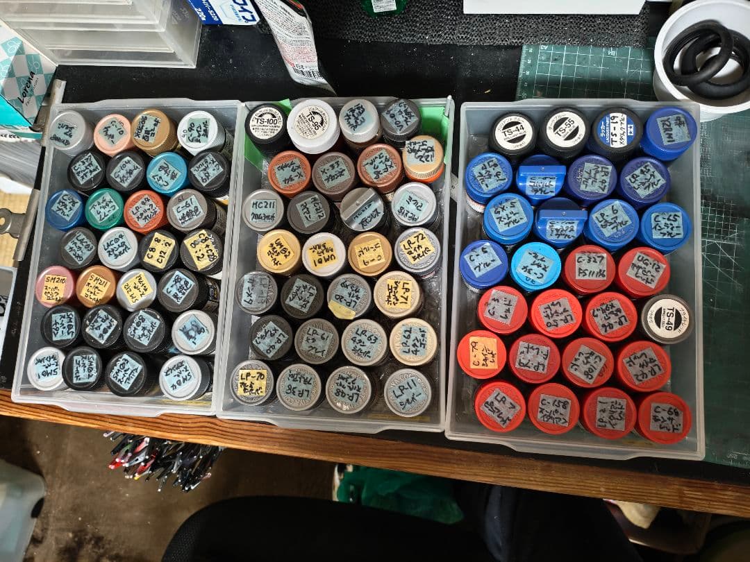 プラモデル タミヤ等模型用塗料セット 中古