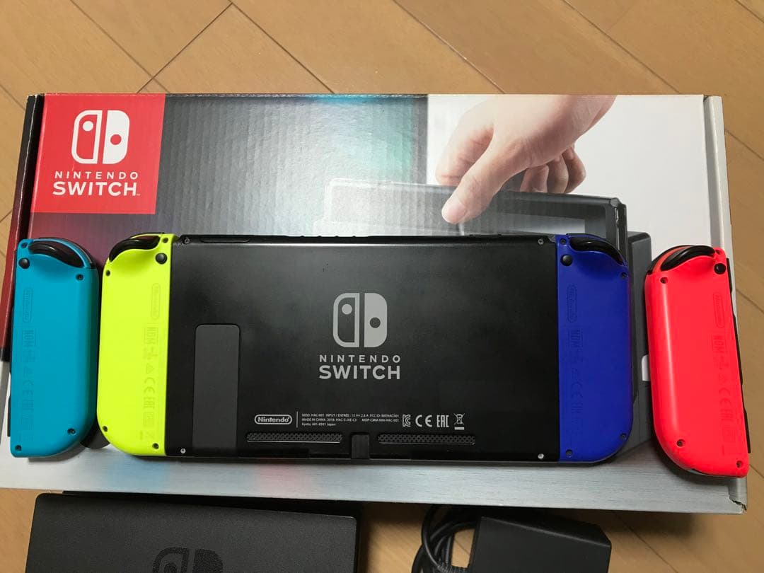 Nintendo Switch 本体 ネオン赤青