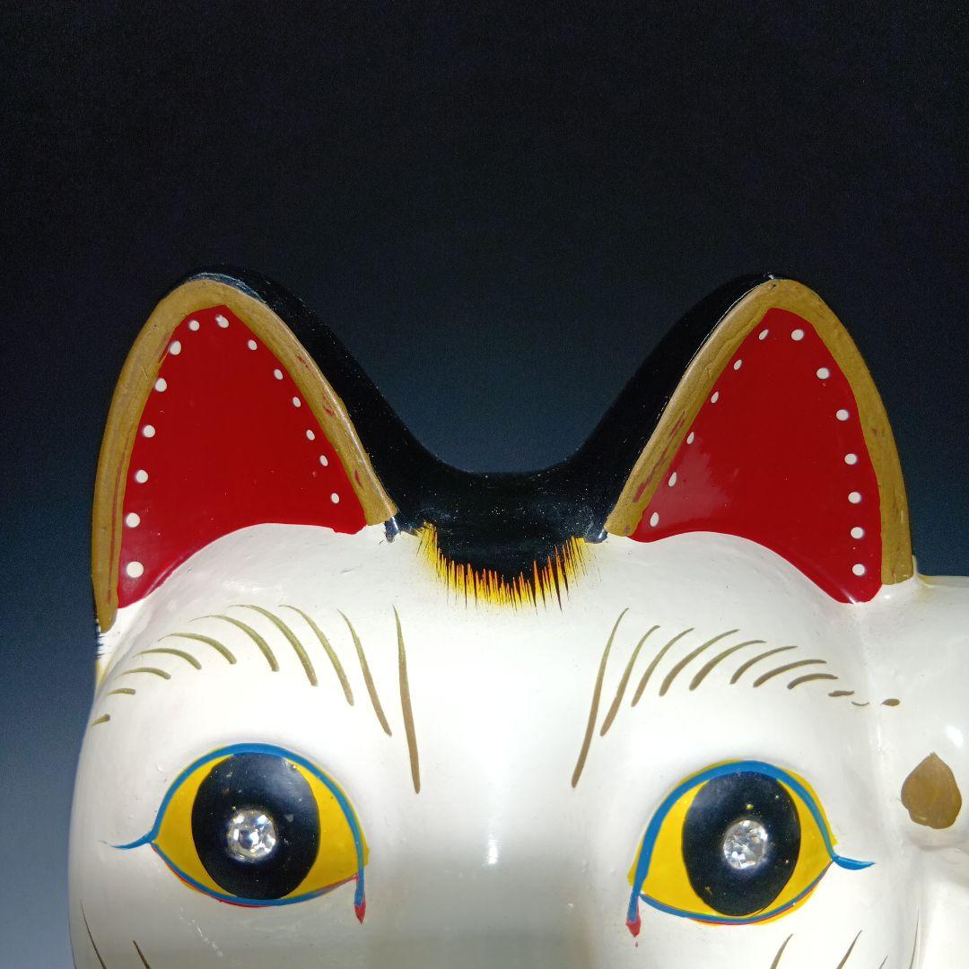 大きな招き猫置物 貯金箱 37.5センチ