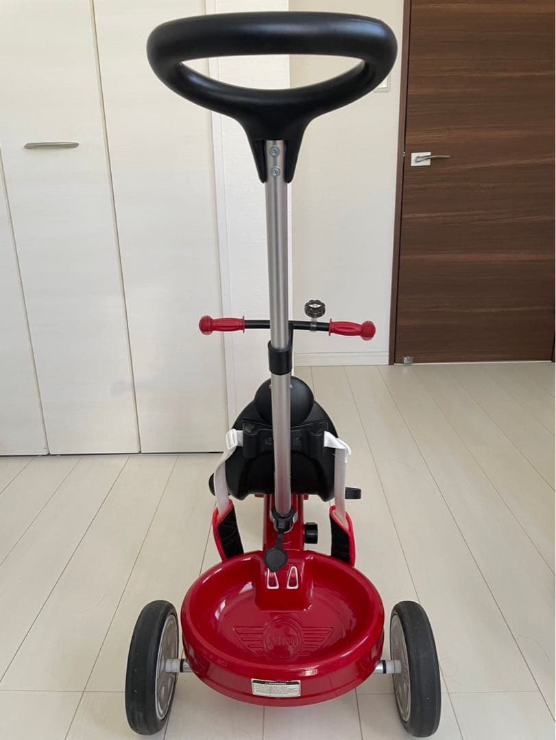 ミニクーパー三輪車レッド【引き取り限定】