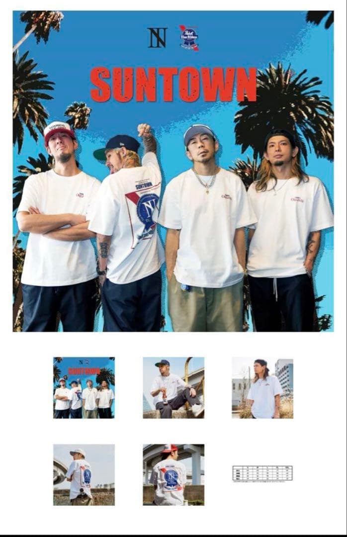 The BONEZ SUNTOWN TシャツXL タオル セット新品