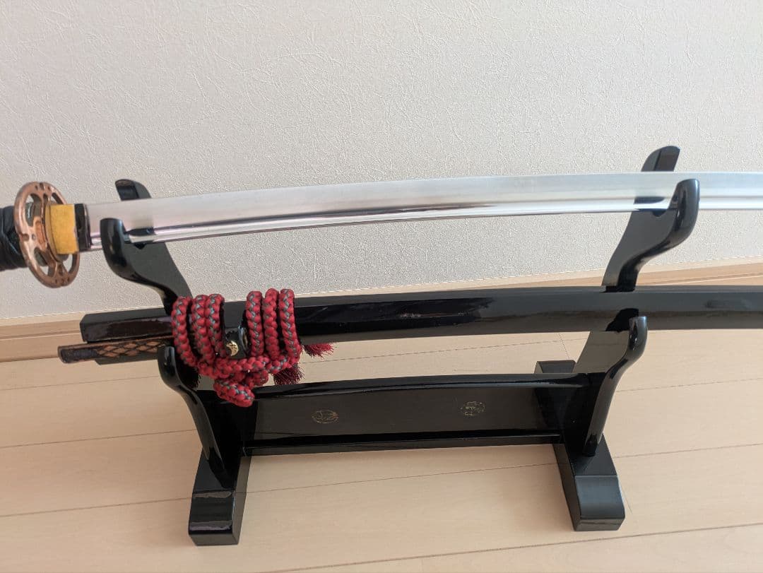 【1点物】模造刀 (革巻き・樋入り刀身) 居合刀・模擬刀