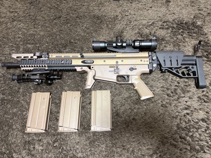 次世代電動ガン SCAR H 外装カスタム!!!!! 中古 カスタムあり】[東京