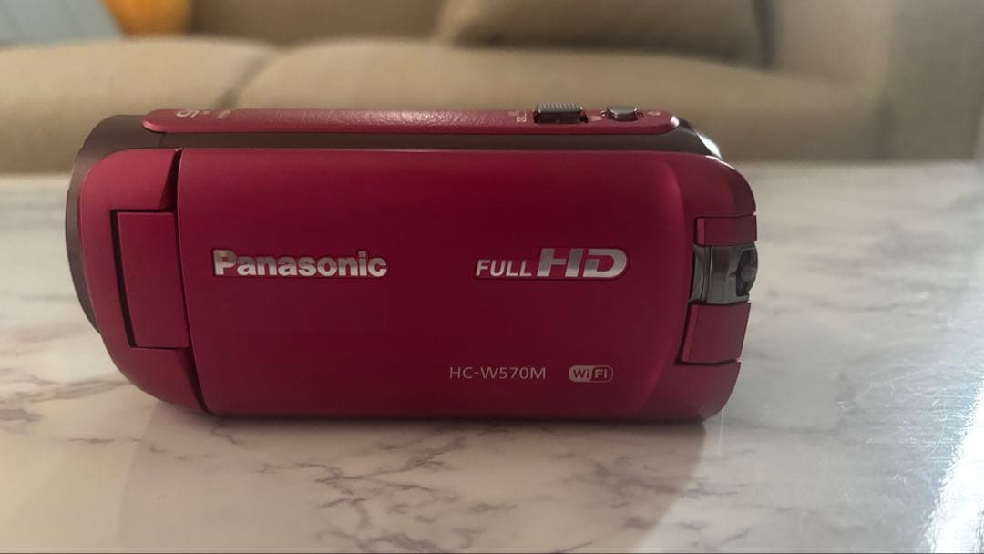 Panasonic フルHD ビデオカメラ HC-W570M ピンク