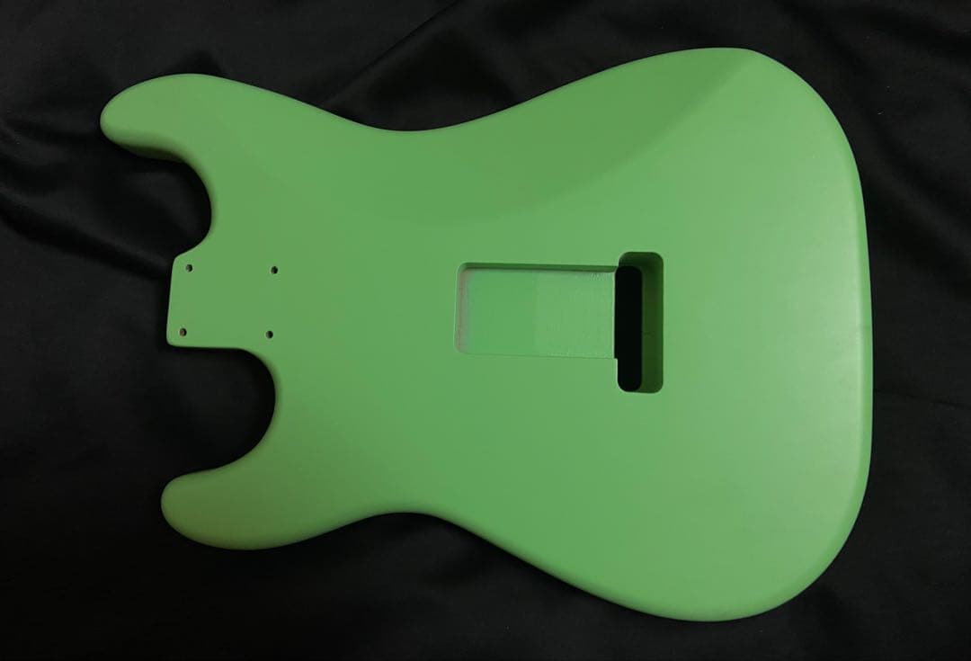 ストラトキャスターボディNo13サーフグリーン アルダーサテン