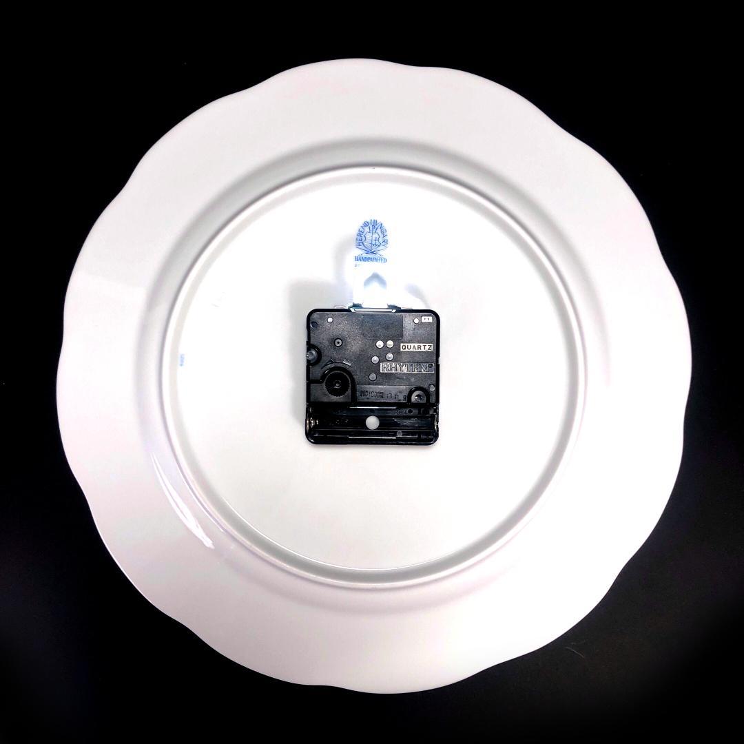 【未使用・箱付き】ヘレンド／インドの華 ウォールクロック 金彩