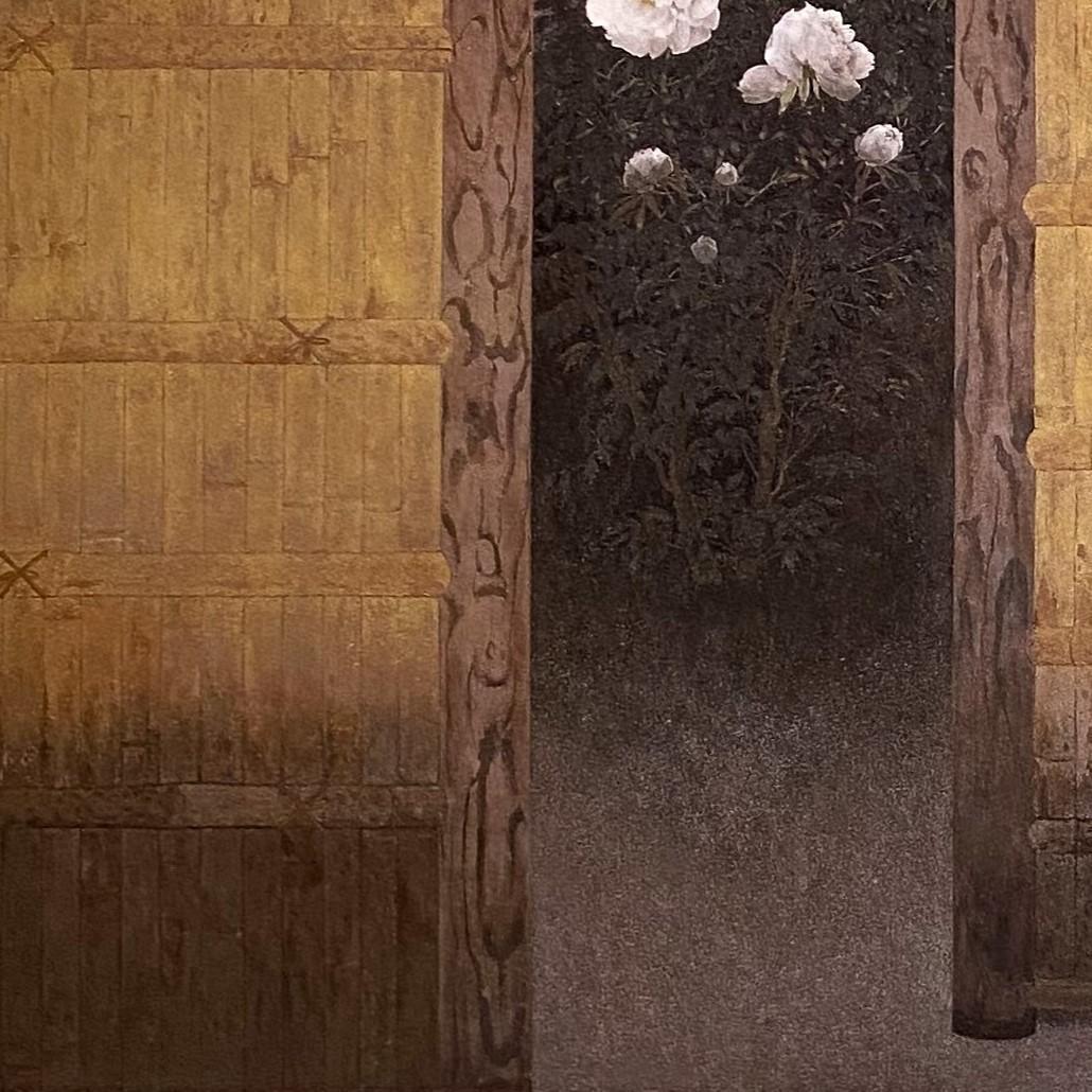 那波多目功一、【寂】、希少な額装用画集より、新品額装付、状態良好