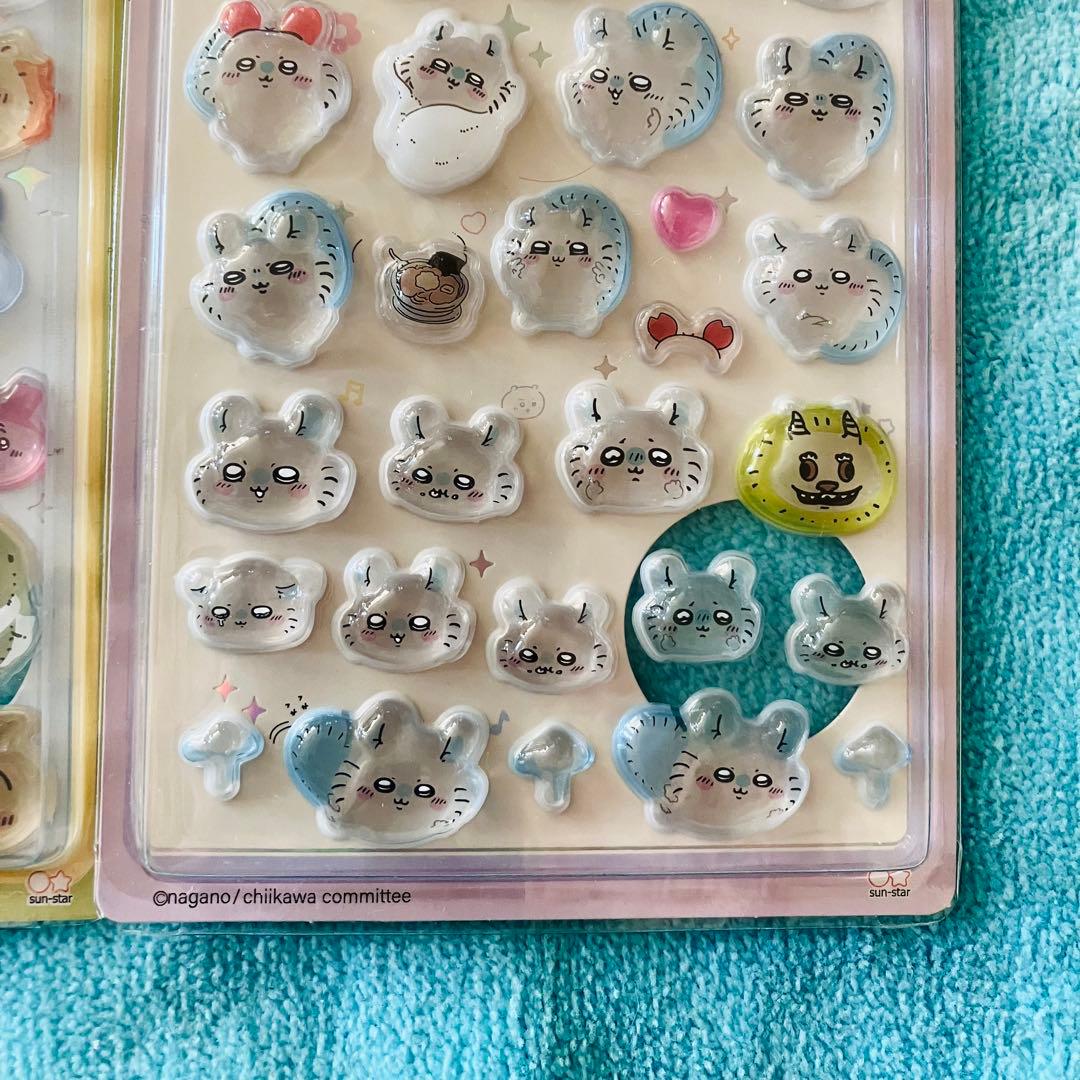 ちいかわ BONBON DROP シール 4点セット【固いぼんぼんシールです】