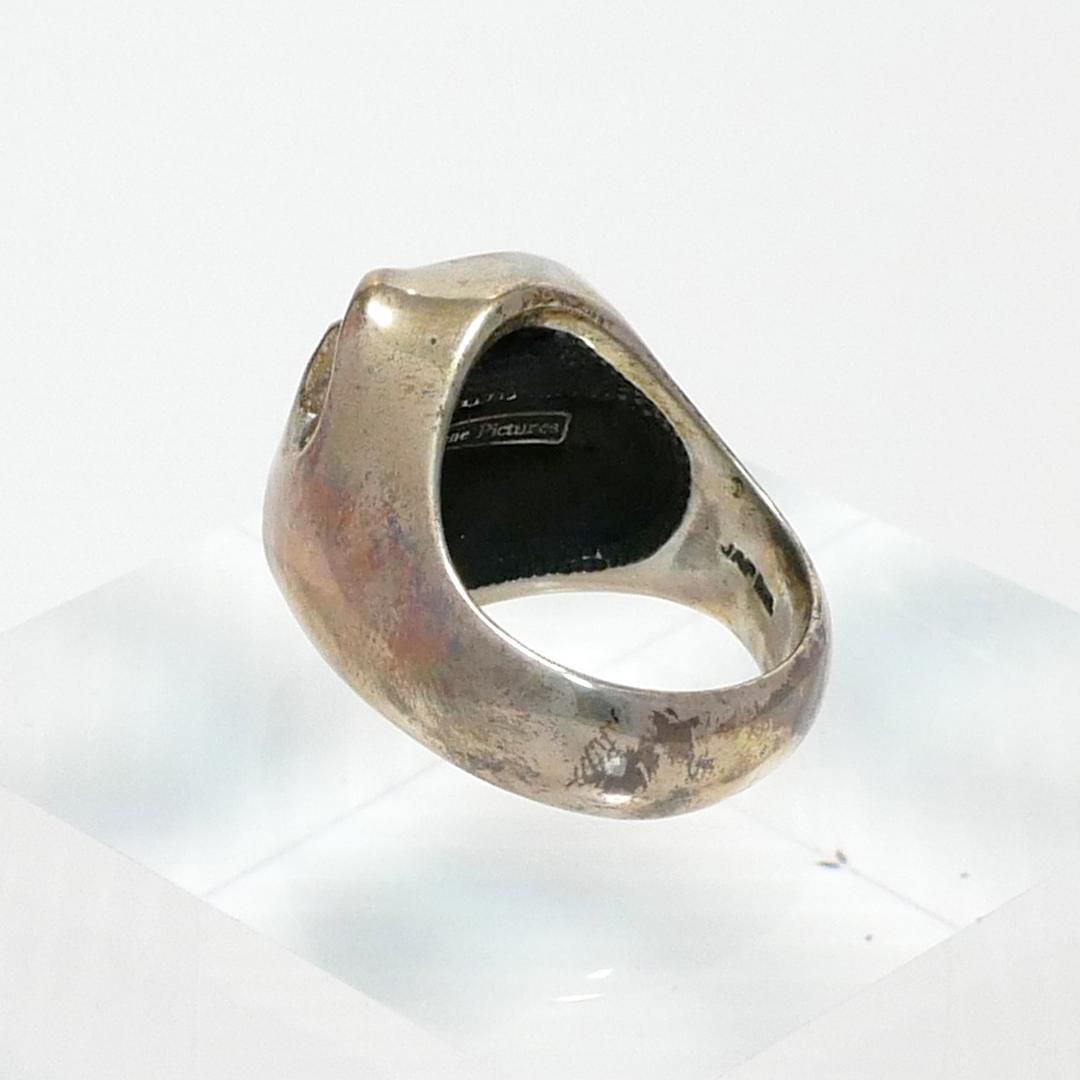 「ナイトメア・ビフォア・クリスマス」ＪＡＰ工房製シルバーリング　Troubled