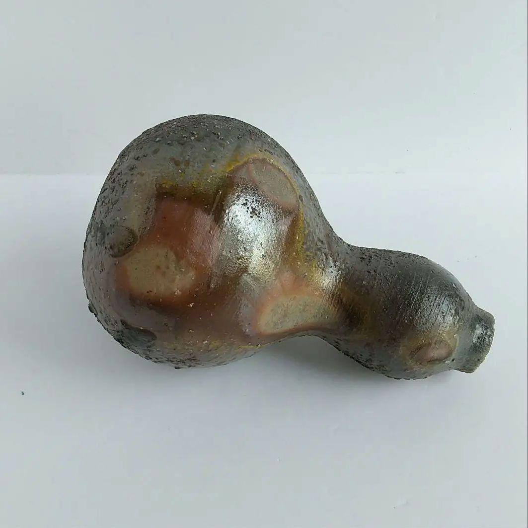 備前焼　酒器　作家 伊勢崎 創　窯変 瓢箪 酒器 揃