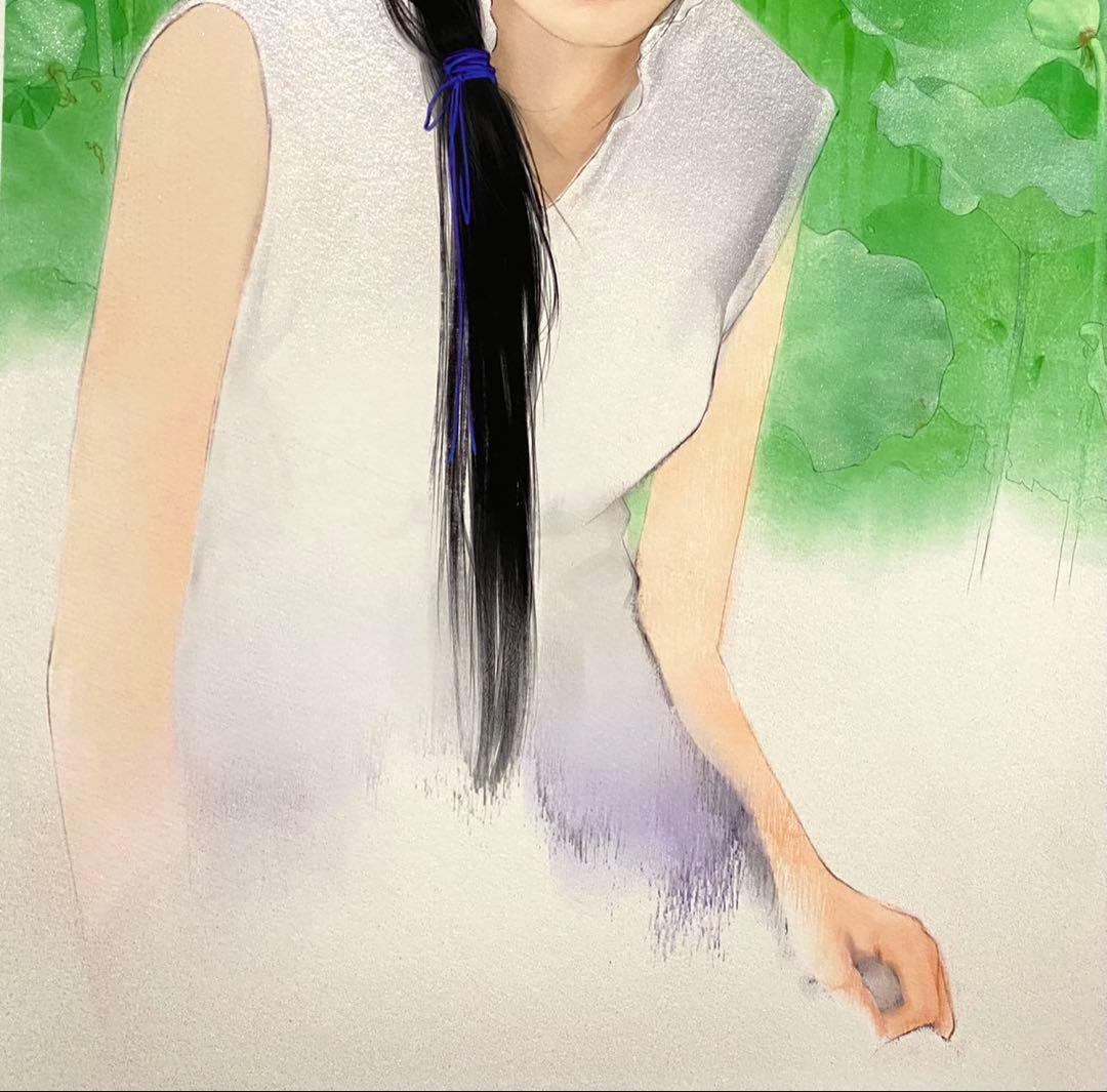 ジクレ+手彩 平凡・陳淑芬 直筆サイン ピンファン チェン・シュウ