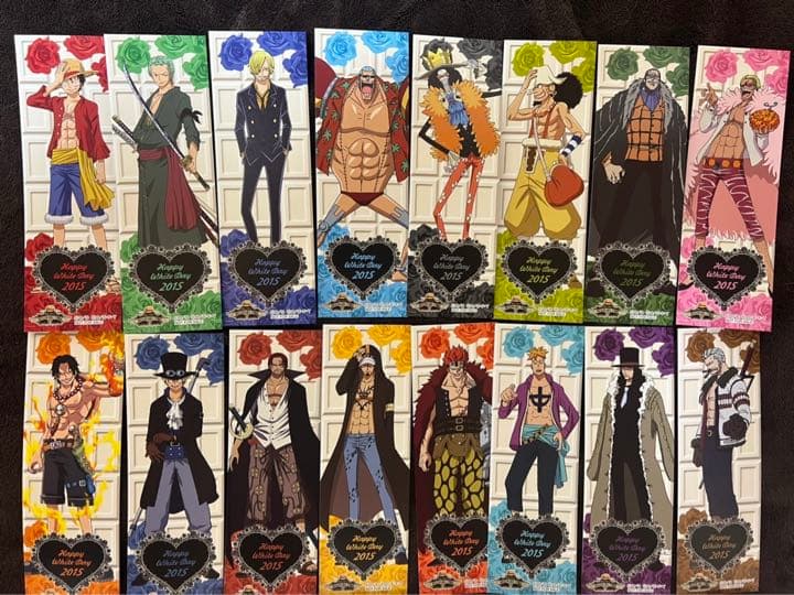 ONE PIECE ワンピース2015 バレンタインホワイトデーしおり
