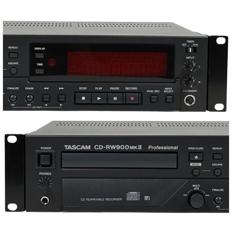 美品・CD再生履歴0時間 TASCAM CDレコーダー CD-RW900MK2