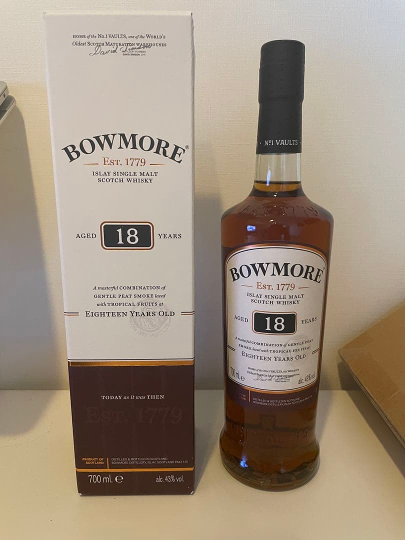 ボウモア 18年 【未開栓箱付き】 ボウモア 18年 700ml 2本セット 新品未開