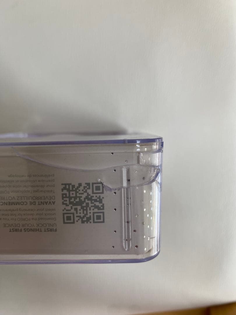 新品未使用FOREO LUNA 3 洗顔ブラシ パープル ケースに傷あり