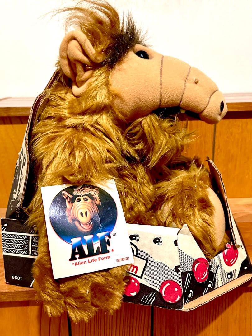 超希少] ALF アルフ 1986年製 タグ&箱付き ぬいぐるみ ヴィンテージ