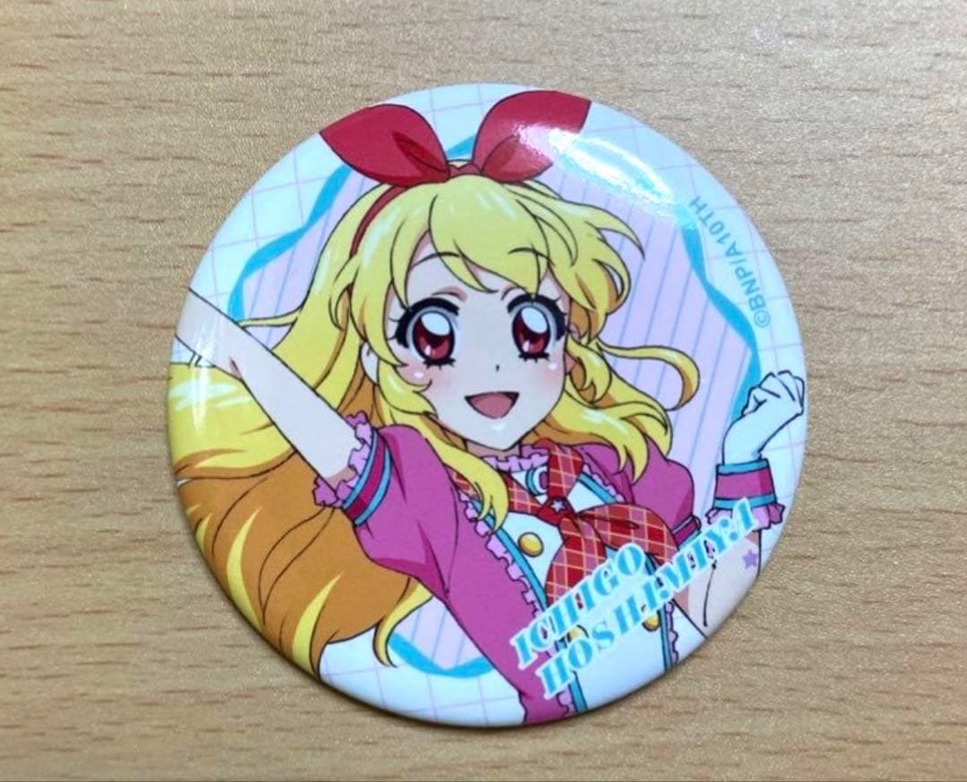 アイカツ 星宮いちご オフィシャルストア 缶バッジ - メルカリ