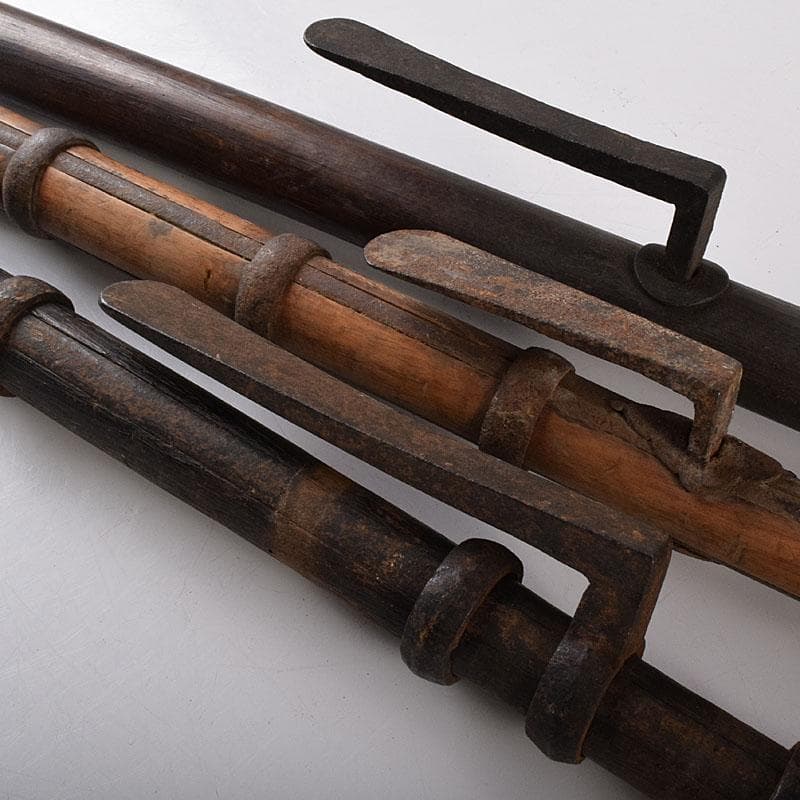 火消道具 古い鳶口 古鉄製 鳶口 火消鉤 4点まとめて V R8466H - メルカリ