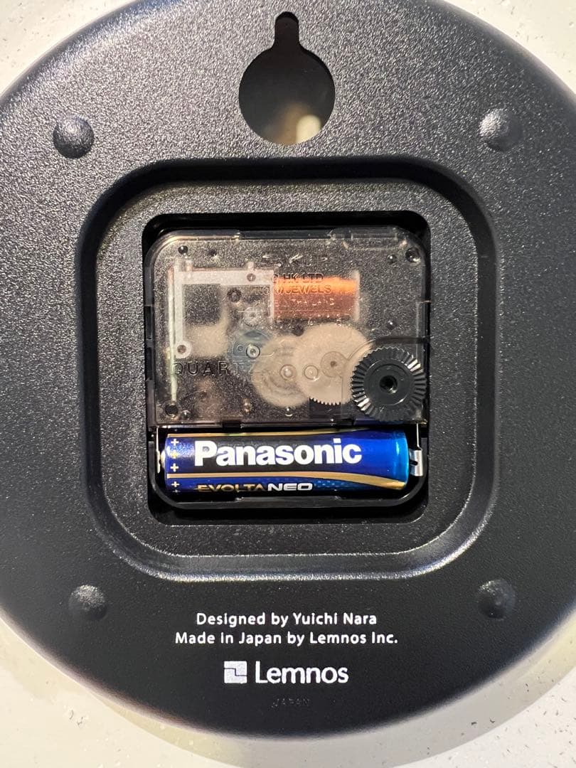 Lemnos 珪藻土の時計（洗い出し仕上げ）