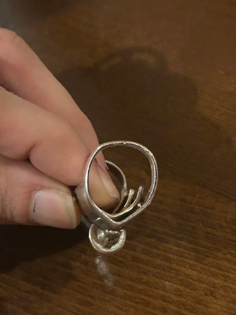 ⚠️ 変形難アリ ヴィヴィアン初期アーマーリング Lサイズ イタリア製　15号