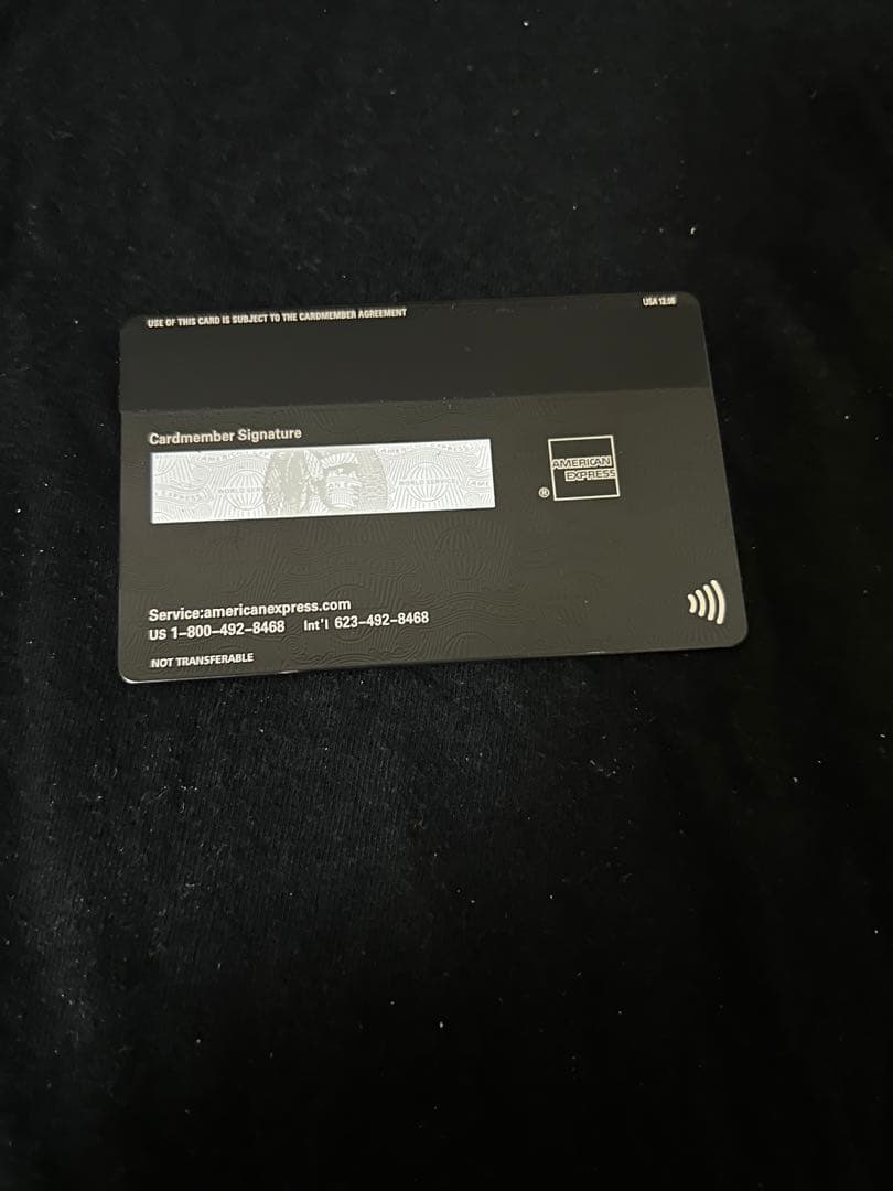 【ラスト業界最安値】アメックス　ノベルティ　ブラック　おもちゃ　ユリースズカード