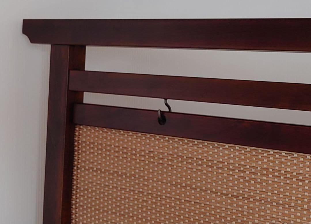 衝立間仕切り 和風スダレ調衝立 天然竹ヒゴタペストリー調間仕切り 1