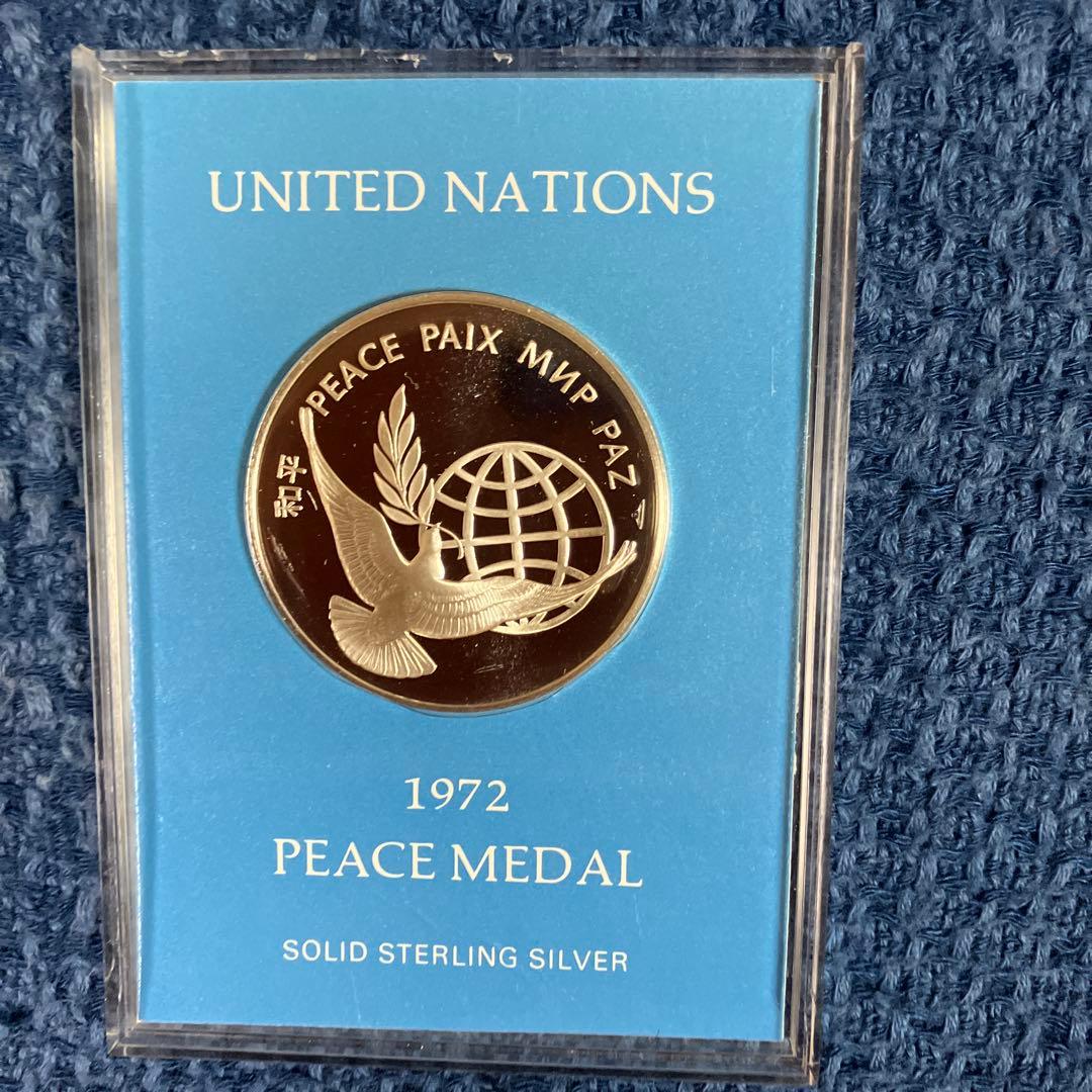 国連ピースメダル1972年 - メルカリ