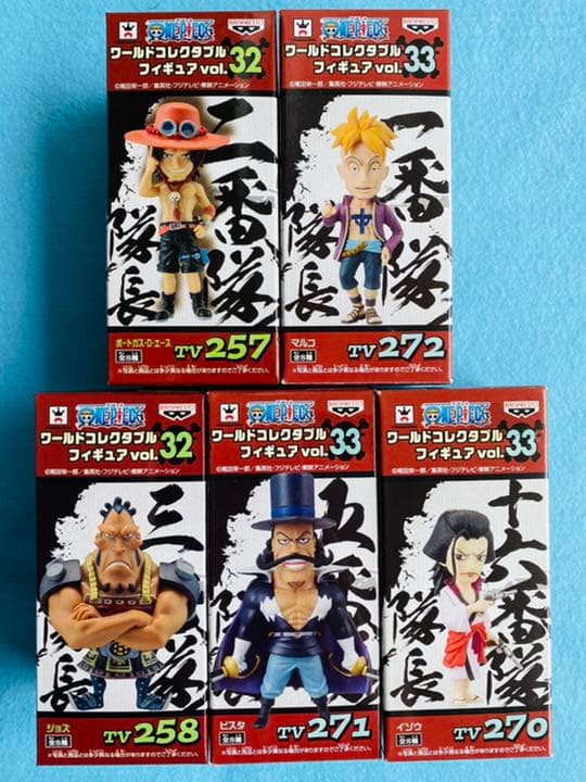 ワンピース ワールドコレクタブルフィギュア 白ひげ海賊団 ワンピース