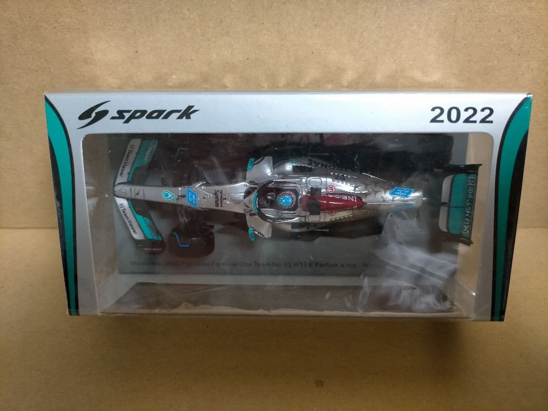 SPARK 1/43 メルセデス F1 W13 ラッセル 2022 ※ボード類無
