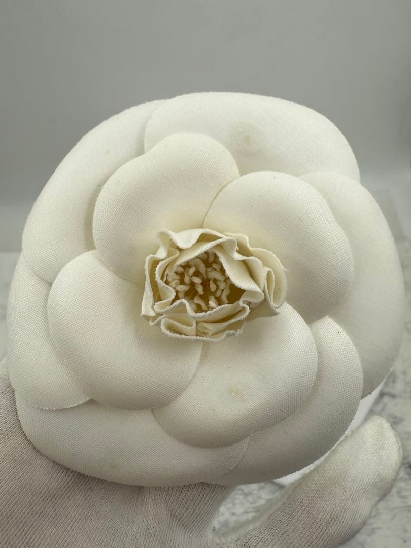 CHANEL シャネル カメリア フラワー コサージュ ブローチ 箱付 豆あり