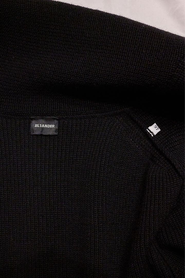 JIL SANDER ショールカラー ニットアウター サイズ46