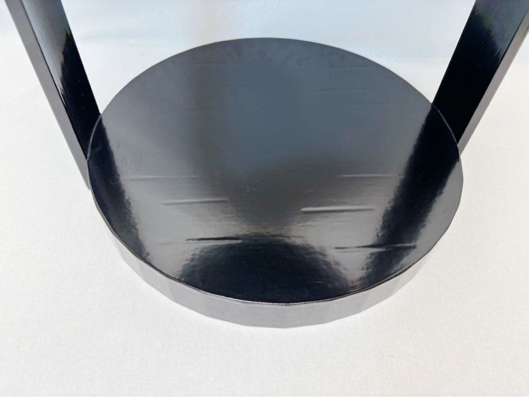 ほぼ未使用 茶道具 宗旦丸卓（宗旦好写）丸卓 煎茶棚 水指