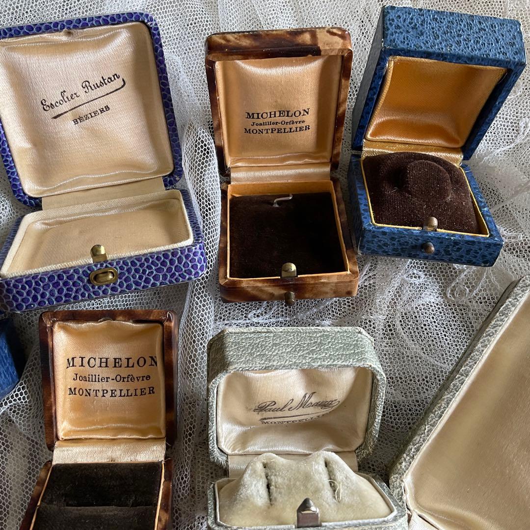 フランス アンティーク ビンテージ ジュエリーケース ボックス 8個