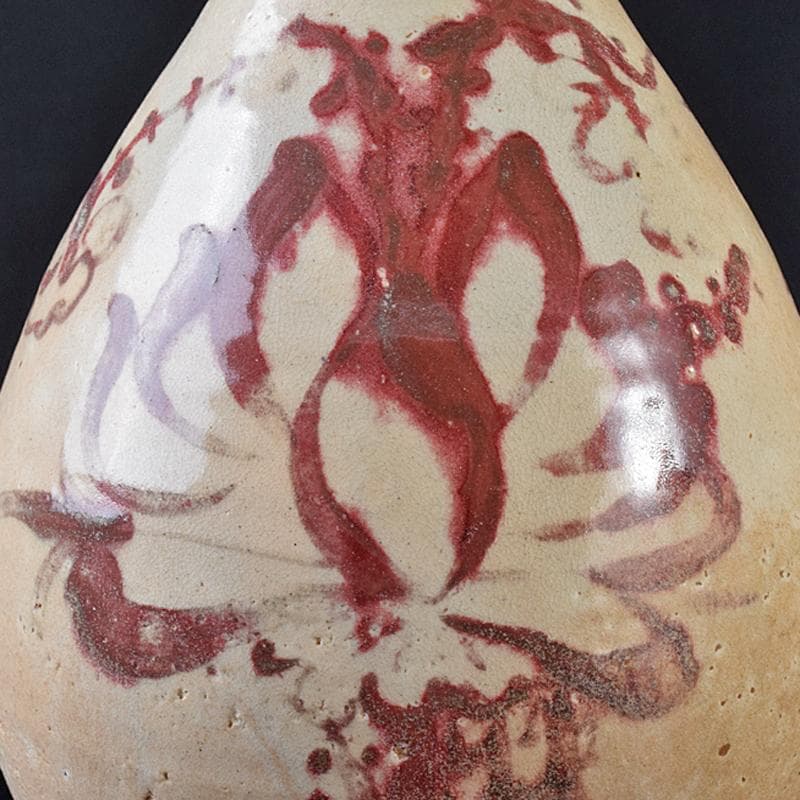 大発 様専用中国 釉裏紅 花文 玉壺春瓶 金継ぎ直し V R7961 - メルカリ