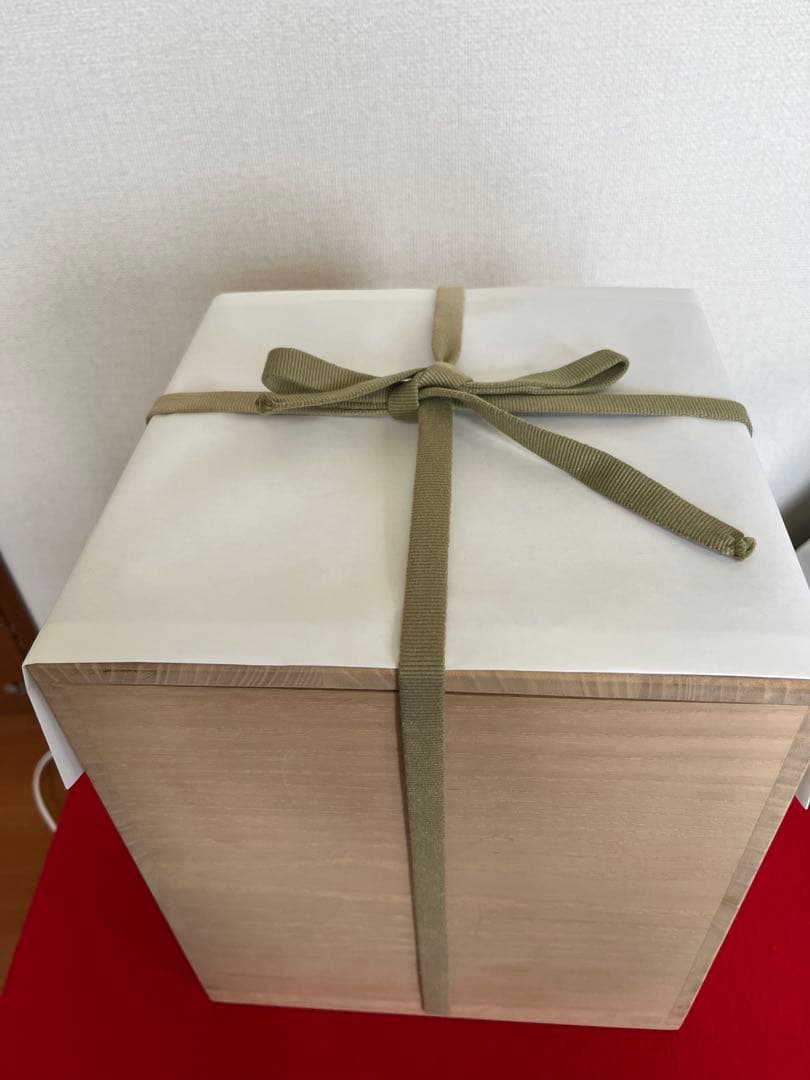 人間国宝 吉田美統『釉裏金彩 芙蓉文 花瓶』Y33 共箱 共布 陶歴 立札付