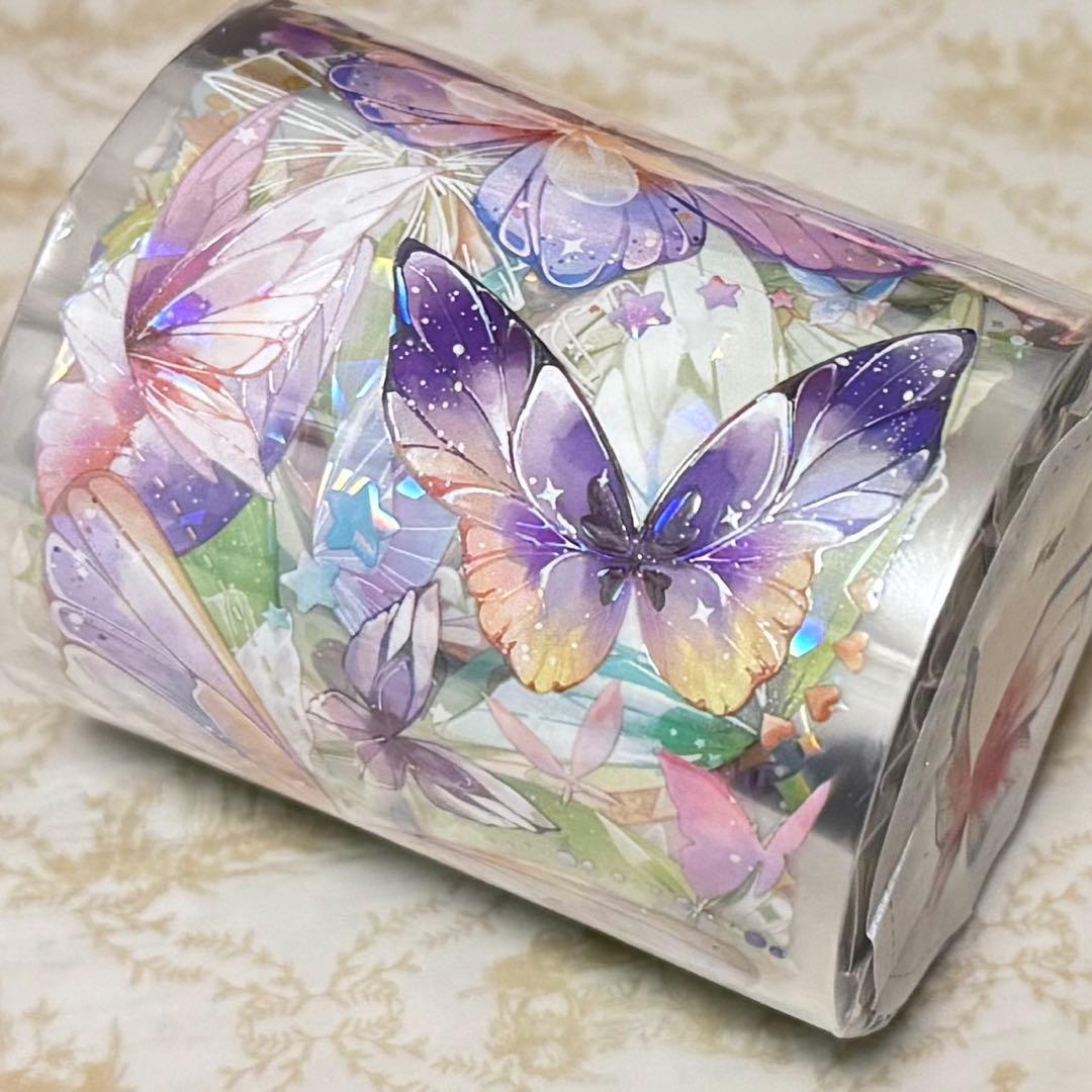 海外 PETテープ マスキングテープ 蝶々 最 安値