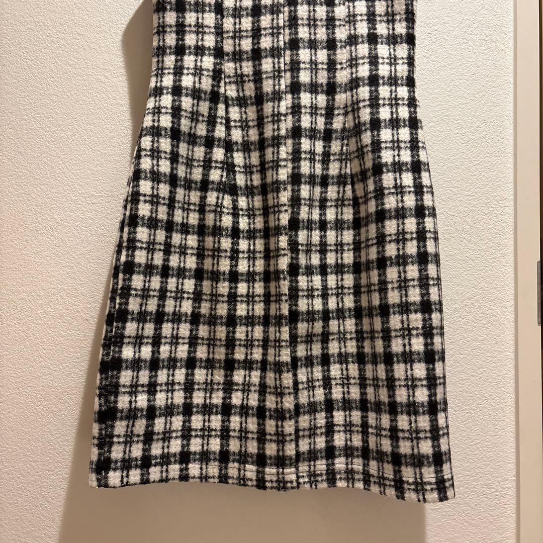 Sugar Angel Rチェック柄ハイネックミニドレスS