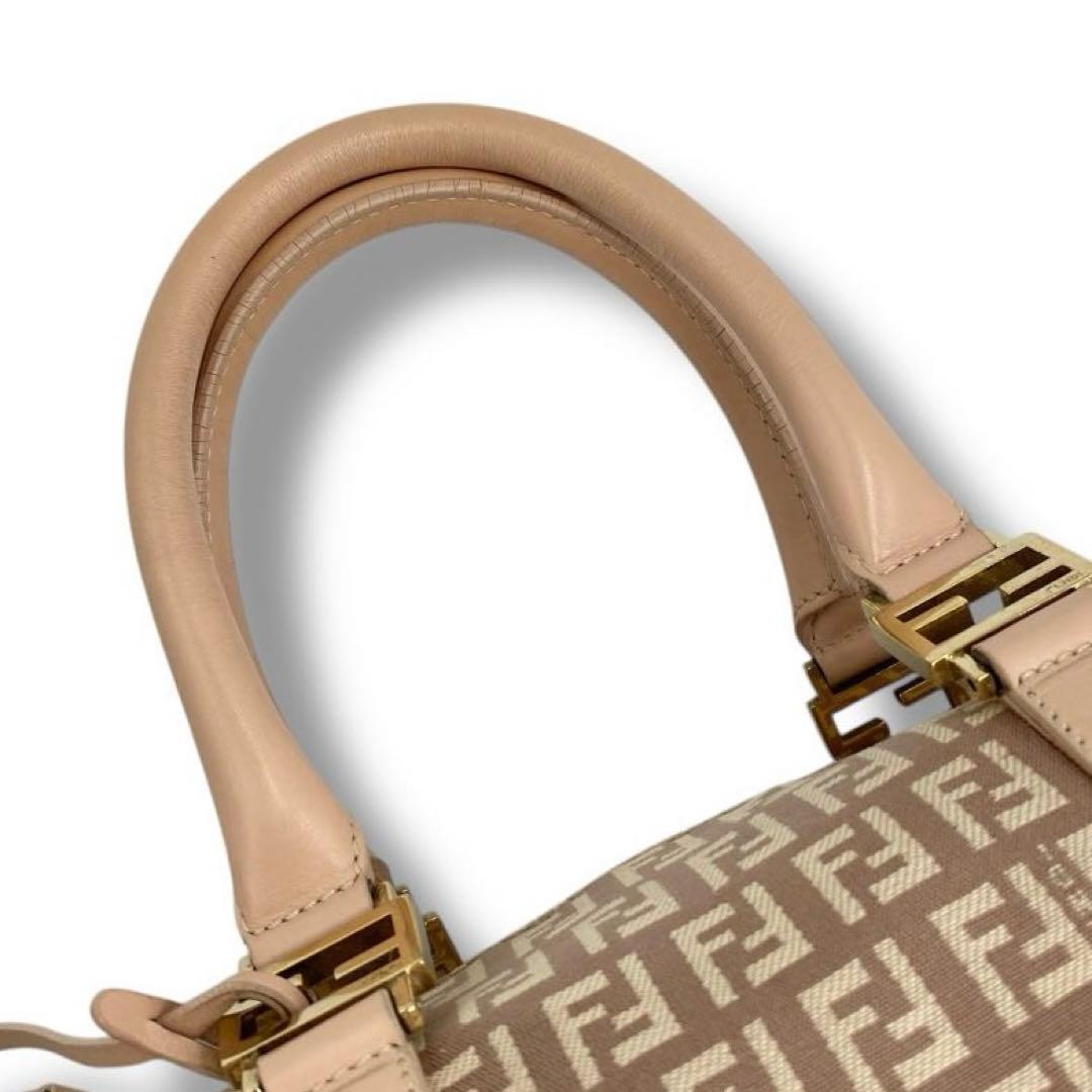 美品 FENDI ズッキーノ ミニボストン バッグ Vintage ズッカ 希少