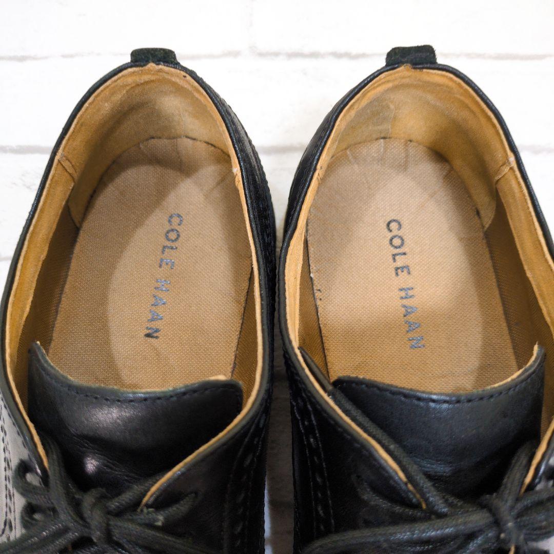 極美品　COLEHAAN　コールハーン　GRAND.OS　ウイングチップ　外羽根