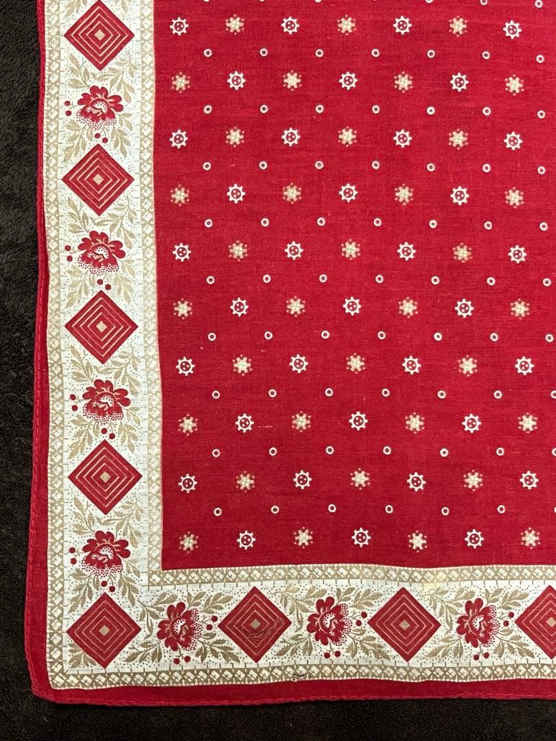 新年限定セール‼️スペシャル‼️ヴィンテージ バンダナ　ターキーレッド