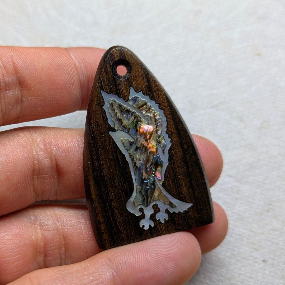 PRS　ローズ製　フレームドイーグル トラスロッドカバー　RENSUOIM