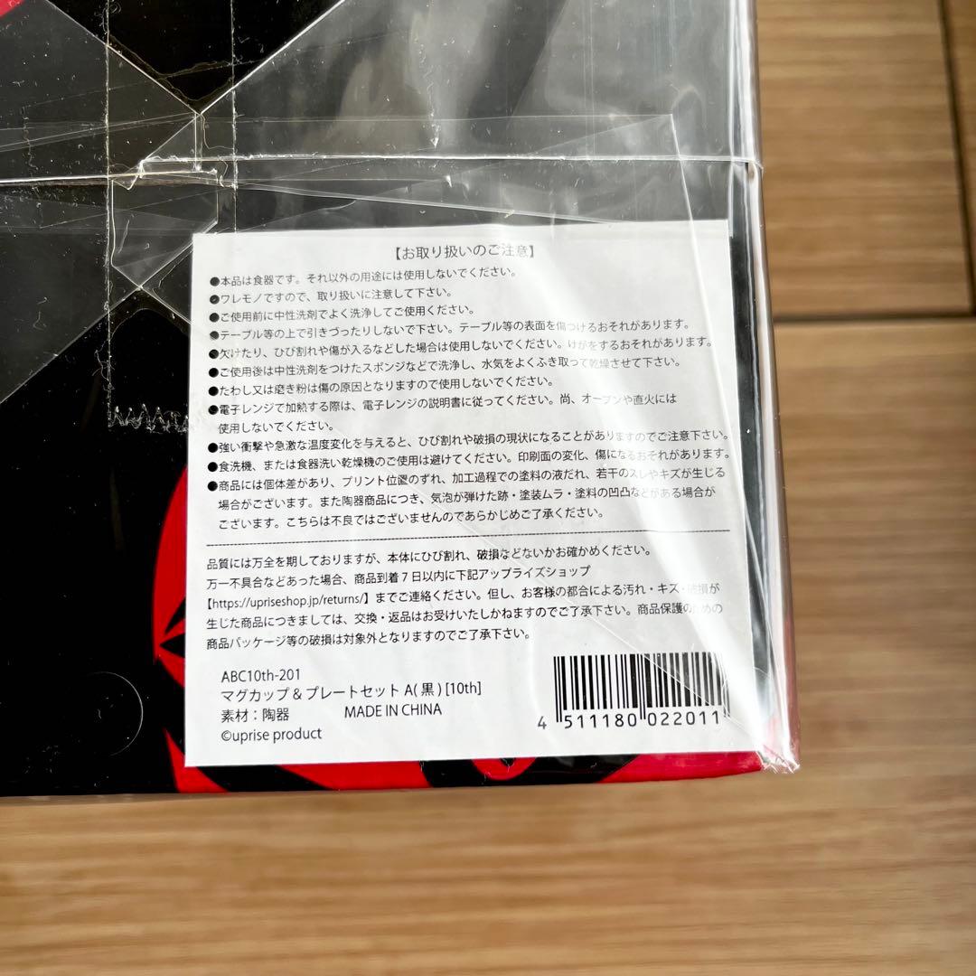 Acid Black Cherry】10周年記念☆マグ＆プレート 黒 2個