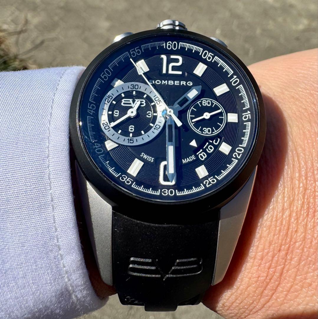 BOMBERG ボンバーグ クォーツ クロノグラフ 腕時計