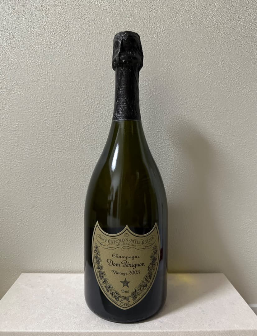 ドンペリニヨン ヴィンテージ2003シャンパン未開封 ケース付き
