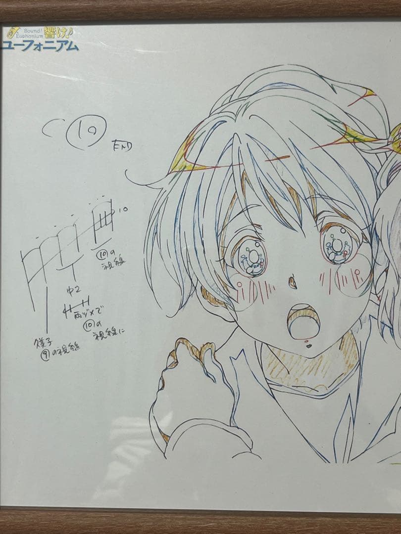 響け!ユーフォニアム　額入り複製原画　黄前久美子&高坂麗奈②