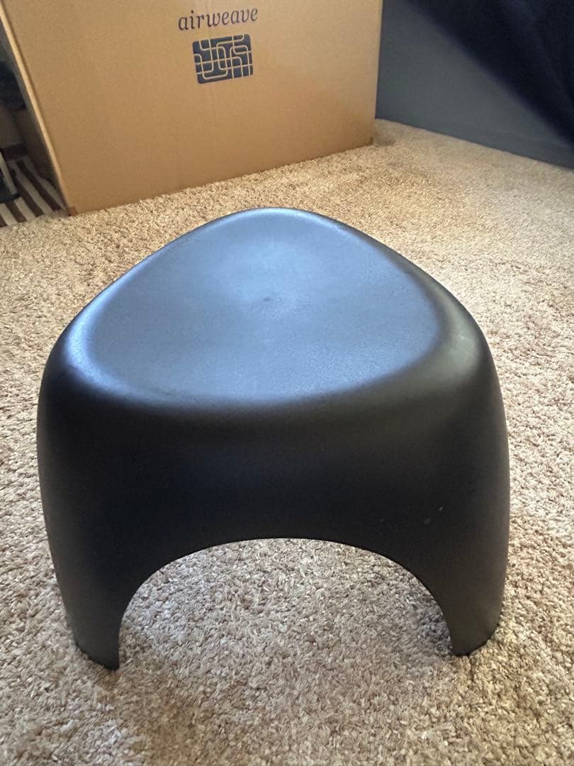 柳宗理/エレファントスツール お得な2脚　Vitra ヴィトラ黒　ヴィンテージ