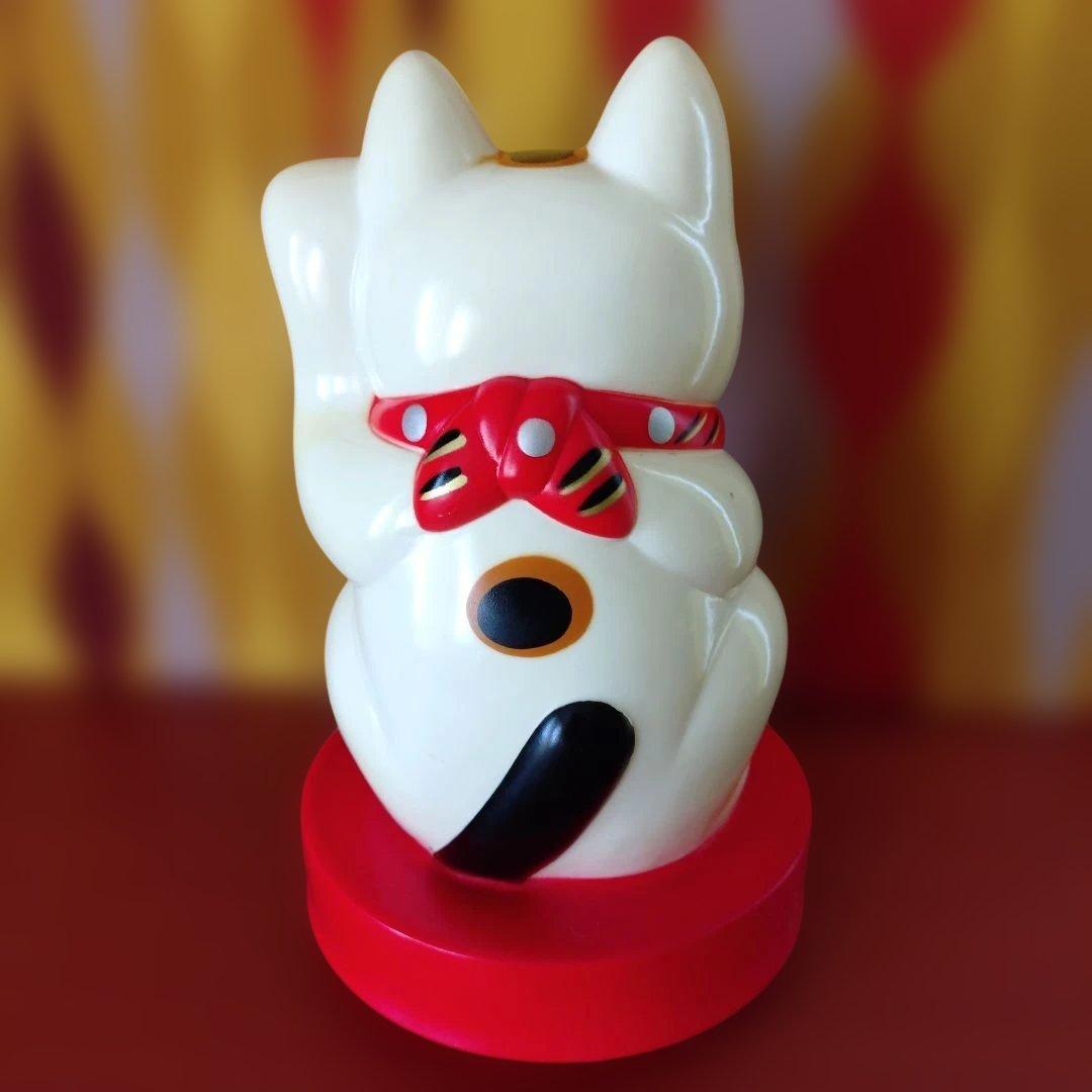 maxllマクセル★招き猫カウンター用ソフビ貯金箱★非売品